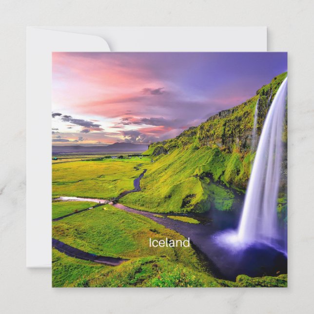 Seljalandfoss, Iceland (Anverso)