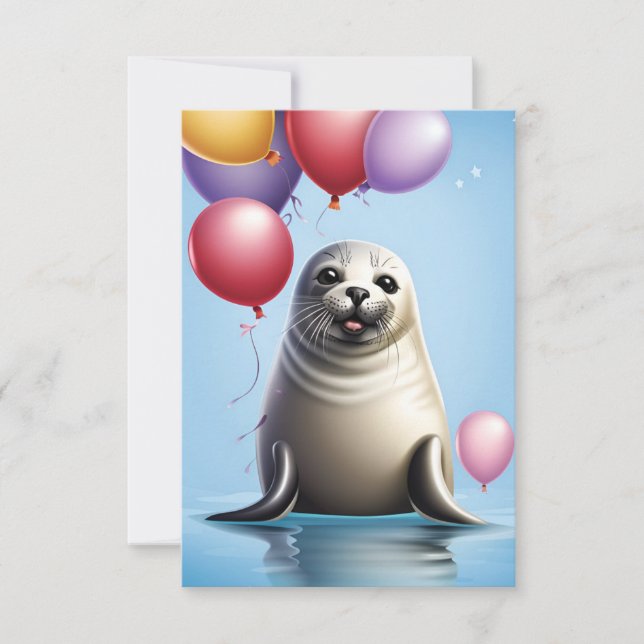 Sellado con alegría de cumpleaños: plantilla de in (Anverso)