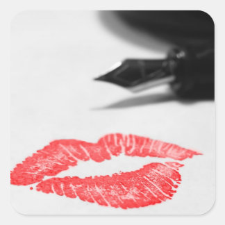 Sellado con Pegatinas de besos
