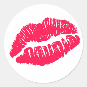 Sellado con Pegatinas de besos