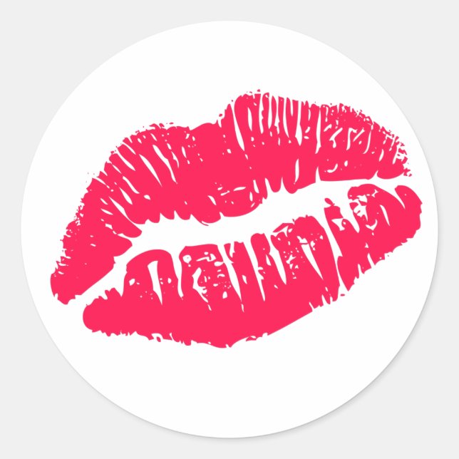 Sellado con Pegatinas de besos (Anverso)