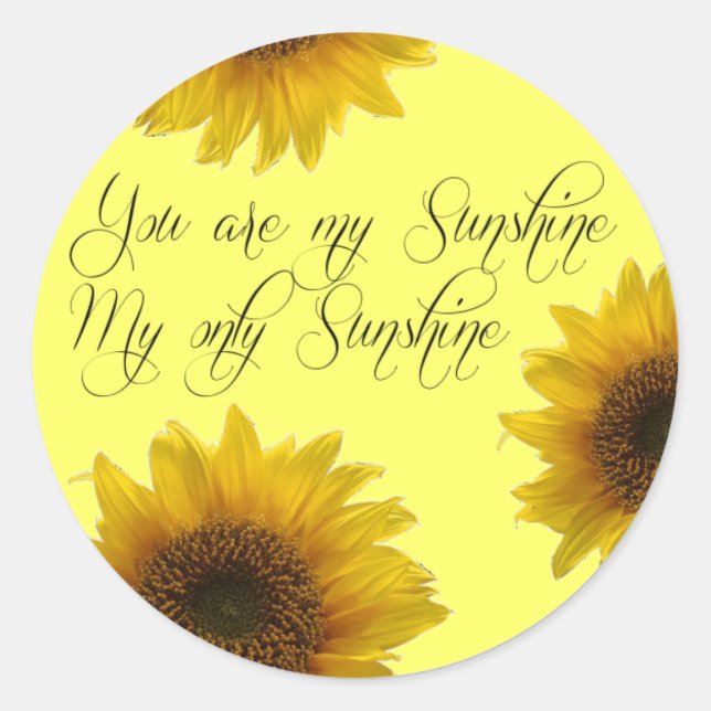 Sellado con Pegatinas Sunshine (Anverso)