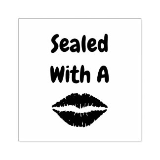 Sellado con sello de "Beso"
