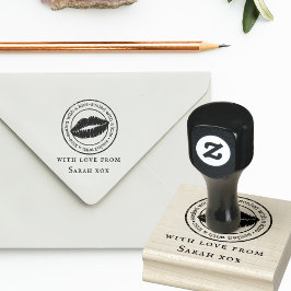 Sellado con un sello de caucho Personalizado de im