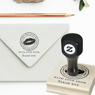 Sellado con un sello de caucho Personalizado de im