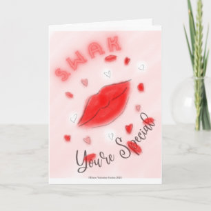 Sellado con una tarjeta de El día de San Valentín