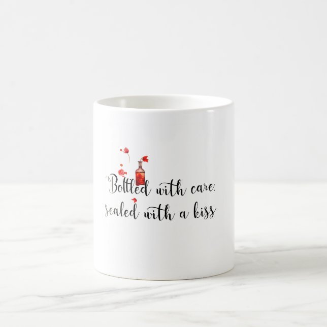 "Sellado con una taza de beso" Classic Mug, 325 ml (Centro)