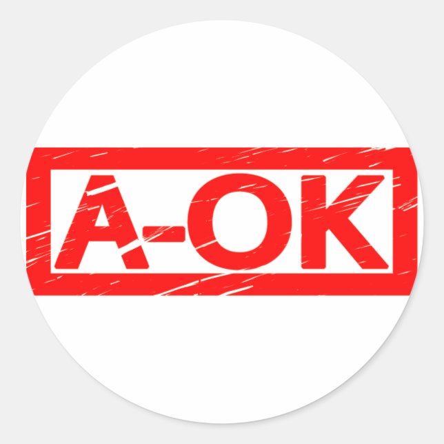 Sello A-OK (Anverso)