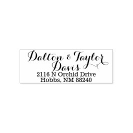 Sello autoentintable personalizado para dirección