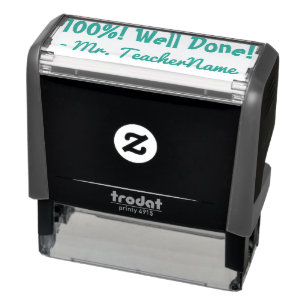 Sello Automático "100%! Bien hecho!" + Nombre del Personalizado del