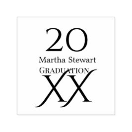 Sello Automático 20XX bold le graduation name congrats school year 