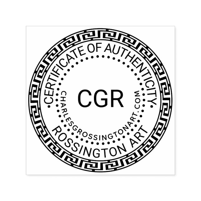 Sello Automático 3 Certificado inicial de autenticidad Nombre URL # (Diseño)