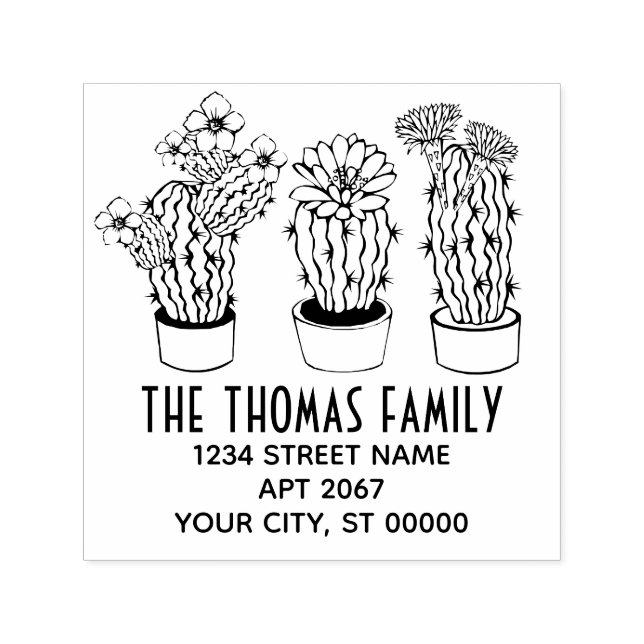 Sello Automático 3 Dirección de devolución del nombre de las planta (Diseño)