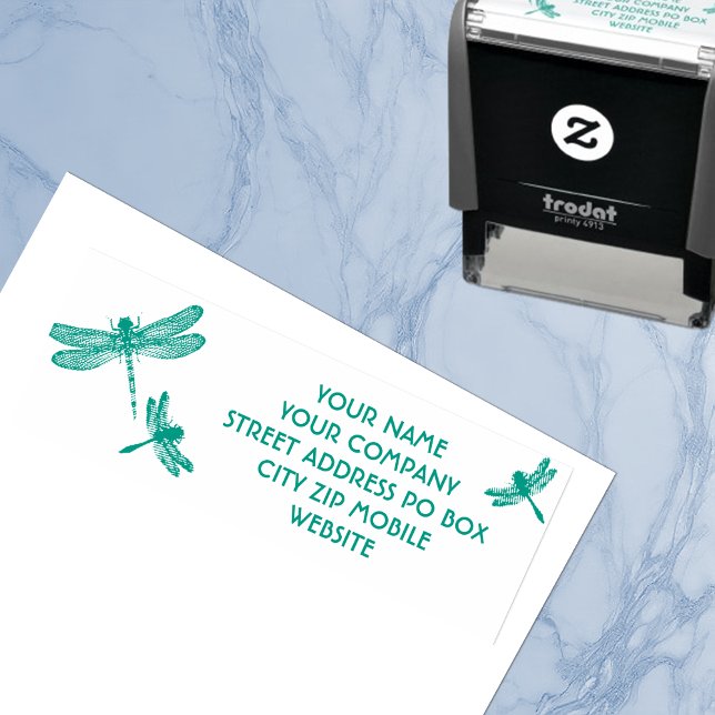 Sello Automático 3 DRAGONFLIES dirección personal de los insectos (Subido por el creador)