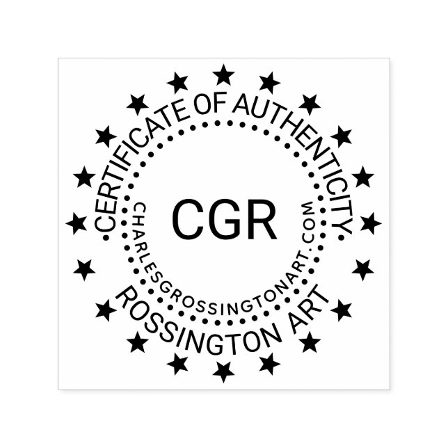 Sello Automático 3 Initial Certificate of Authenticity Name URL #5 (Diseño)