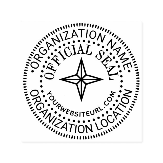 Sello Automático 4P2 Star Personalizado genérico Nombre oficial de  (Diseño)