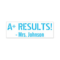 "¡A+ RESULTADOS!" + Nombre del tutor Personalizado