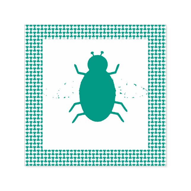 Sello Automático Abeja y rocas de San Patricio (Diseño)