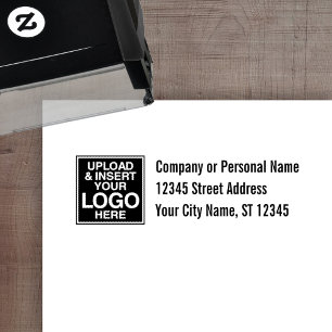 Sello Automático Add Logo - Office or Business Address Label