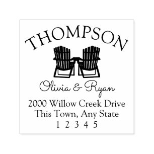 Sello Automático Adirondack Chairs