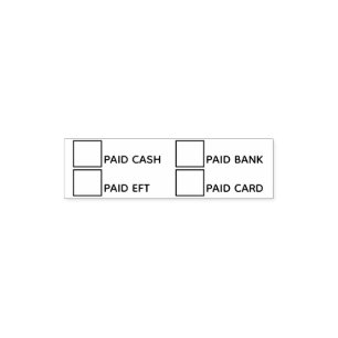 Sello Automático Administración de cheques de formularios de pago b