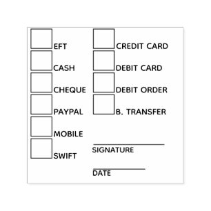Sello Automático Administración de la oficina comercial de método