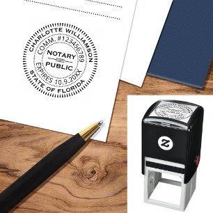 Sello Automático Agente de Firma de Préstamo Notario Público Person