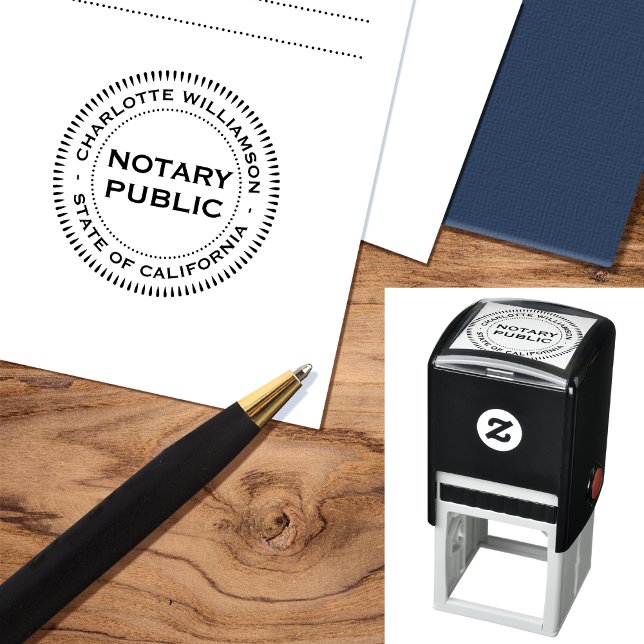Sello Automático Agente de Firma de Préstamos Notario Público Profe (Subido por el creador)
