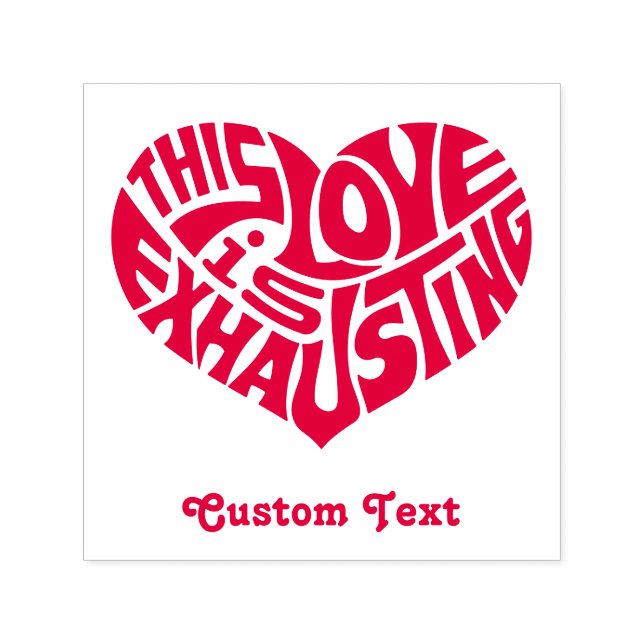 Sello Automático Agotar el amor (Diseño)