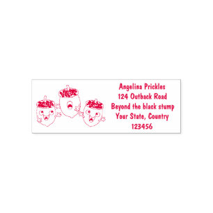 Sello Automático Agradables bellotas cantando personalizado para lo
