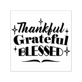 Sello Automático Agradecidos, agradecidos, bendecidos Día de Gracia
