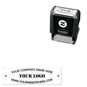 Sello Automático Agrega el nombre del logotipo de tu empresa y sell