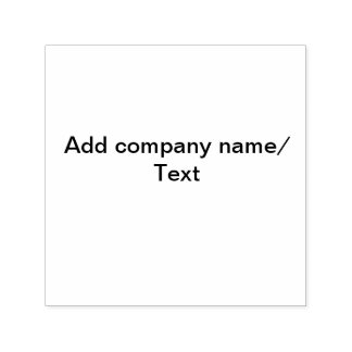 Sello Automático Agregar detalles de texto del nombre comercial de 