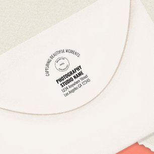 Sello Automático Agregar fotógrafo de dirección de devolución de no