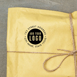 Sello Automático Agregar su logo Dirección de devolución simple