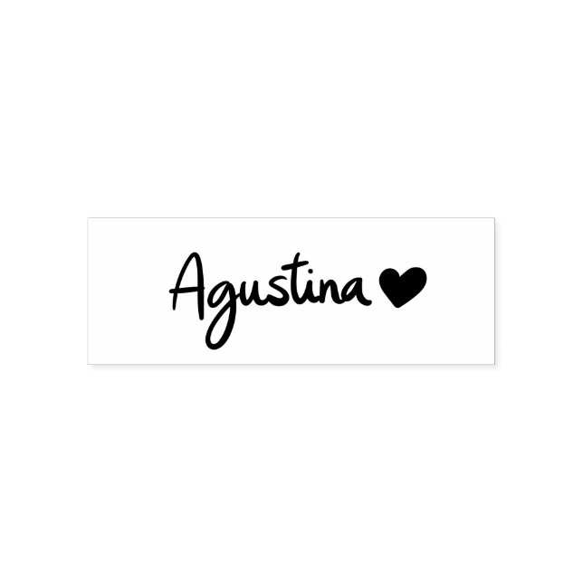 Sello Automático Agustina Personalizado Stamp (Diseño)
