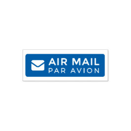 Sello Automático AIR MAIL PAR AVION 手紙 エアメールスタンプ mail letter セルフインキ
