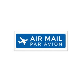 Sello Automático AIR MAIL PAR AVION 飛行機 エアメールスタンプ airplane セルフインキング