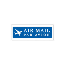 Sello Automático AIR MAIL PAR AVION 飛行機 エアメールスタンプ airplane セルフインキング