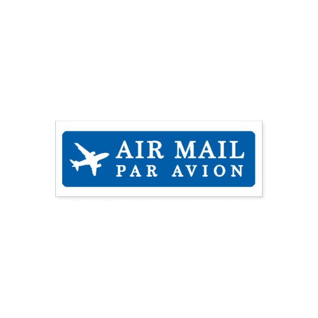 Sello Automático AIR MAIL PAR AVION 飛行機 エアメールスタンプ airplane セルフインキング (Diseño)