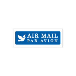 Sello Automático AIR MAIL PAR AVION 鳥 エアメールスタンプ bird birds セルフインキング
