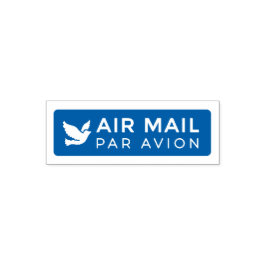 Sello Automático AIR MAIL PAR AVION 鳥 エアメールスタンプ bird birds セルフインキング