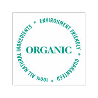 Alimentos orgánicos garantizados | Tinta verde