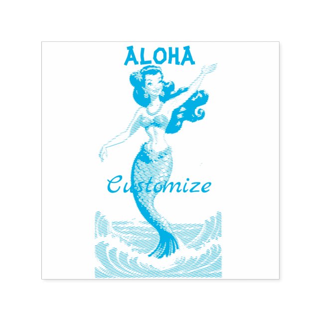 Sello Automático Aloha Mermaid Thunder_Thunder_Cove (Diseño)