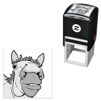 Sello Automático Amante de Caballos Divertido Chistes de Granero Ca