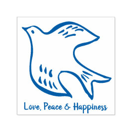 Sello Automático Amar la Paz y la Felicidad Navidades