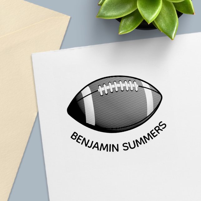 Sello Automático American Football Ball Custom Name (Subido por el creador)