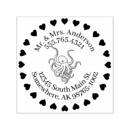 Sello Automático Amor al mar, contacto personal