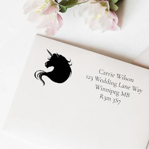 Sello Automático Amor de los unipugnantes blancos