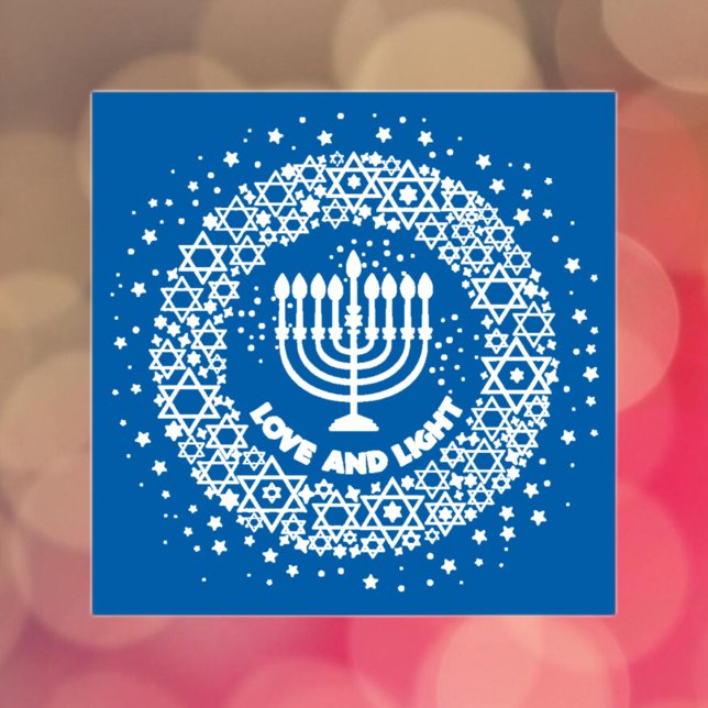 Sello Automático Amor y menorah ligero (Subido por el creador)